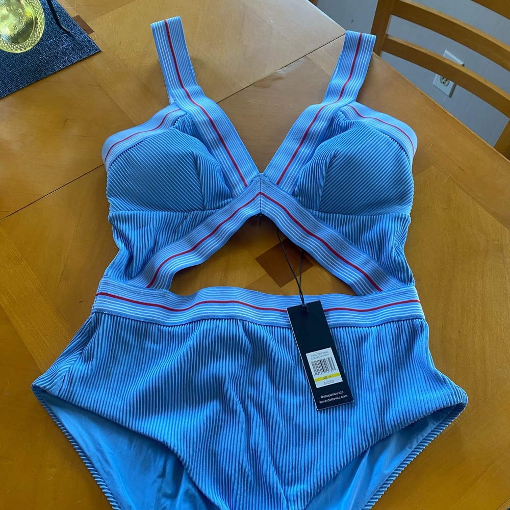 Dolce Vita Baby Blue One Piece with Cut Out